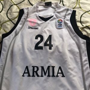 One of a kind overseas Fiba overseas jersey.